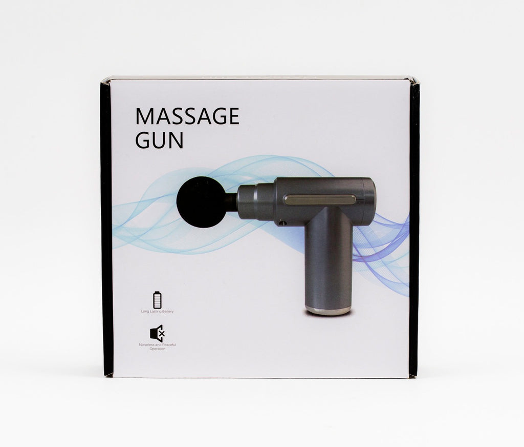 Massage Gun - black - 4 Interchangeable Heads