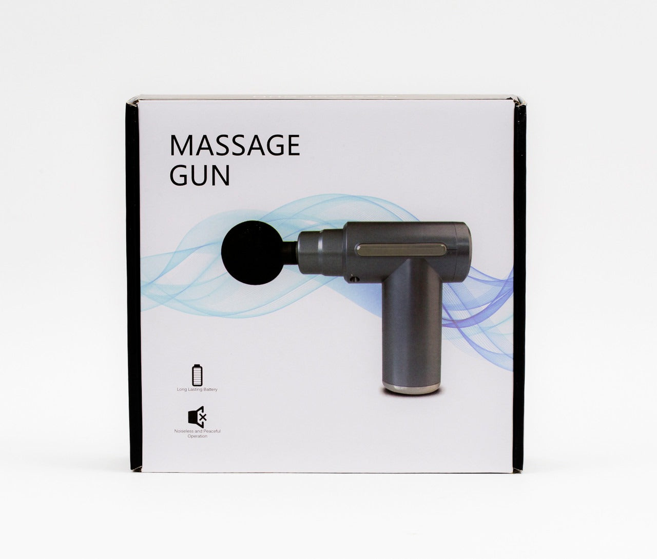 Massage Gun - black - 4 Interchangeable Heads
