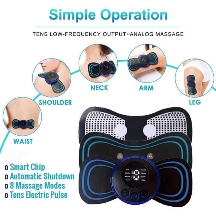 Butterfly Massager – Portable EMS Neck & Body Massager