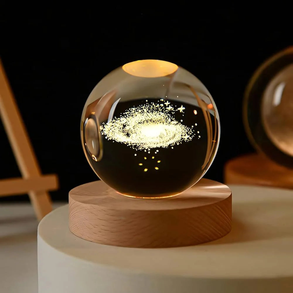 3D Crystal Ball LED Night Light