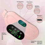 Electric Menstrual Heating Pad Period Cramp Massager