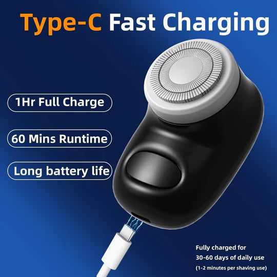 Mini Electric Pocket Shaver – Portable & Rechargeable
