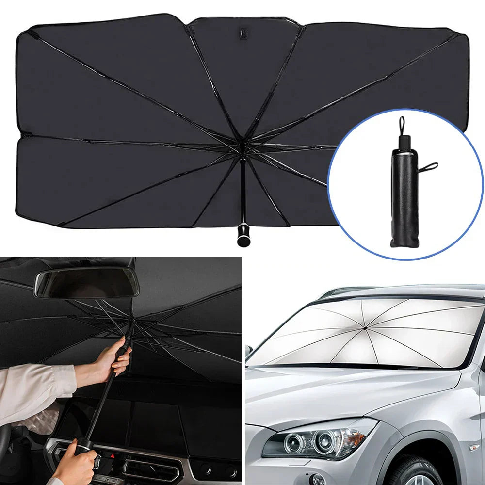 Universal Umbrella Windshield Shade | Car Sun Protection