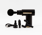 Massage Gun - black - 4 Interchangeable Heads