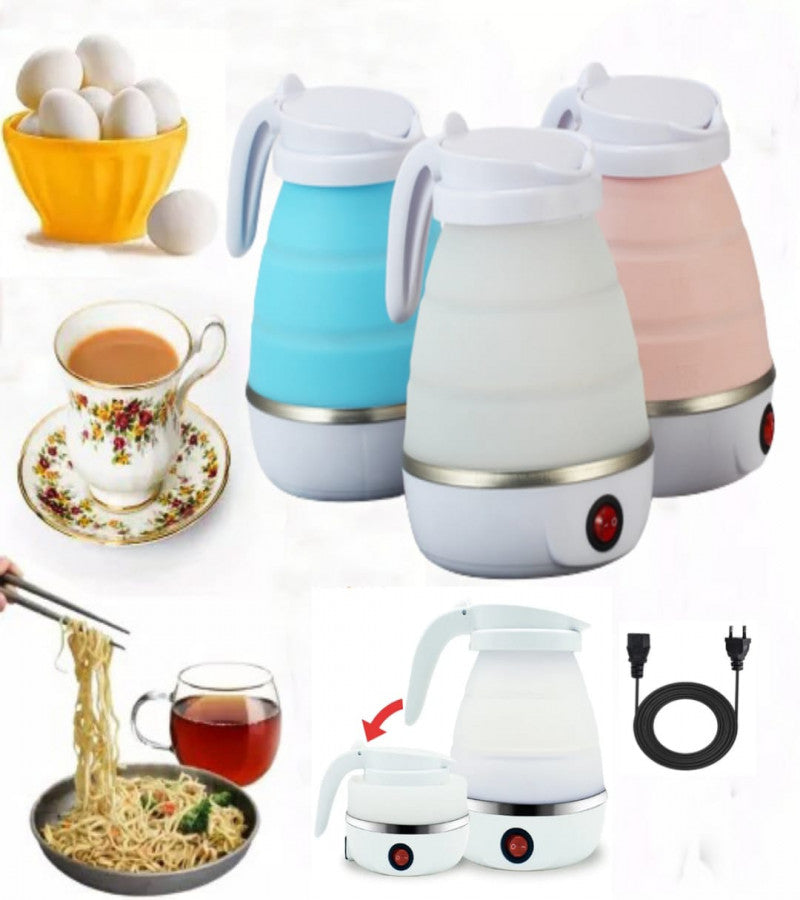 Electric Foldable Kettle with Stainless Steel Heating Plate - 600ml